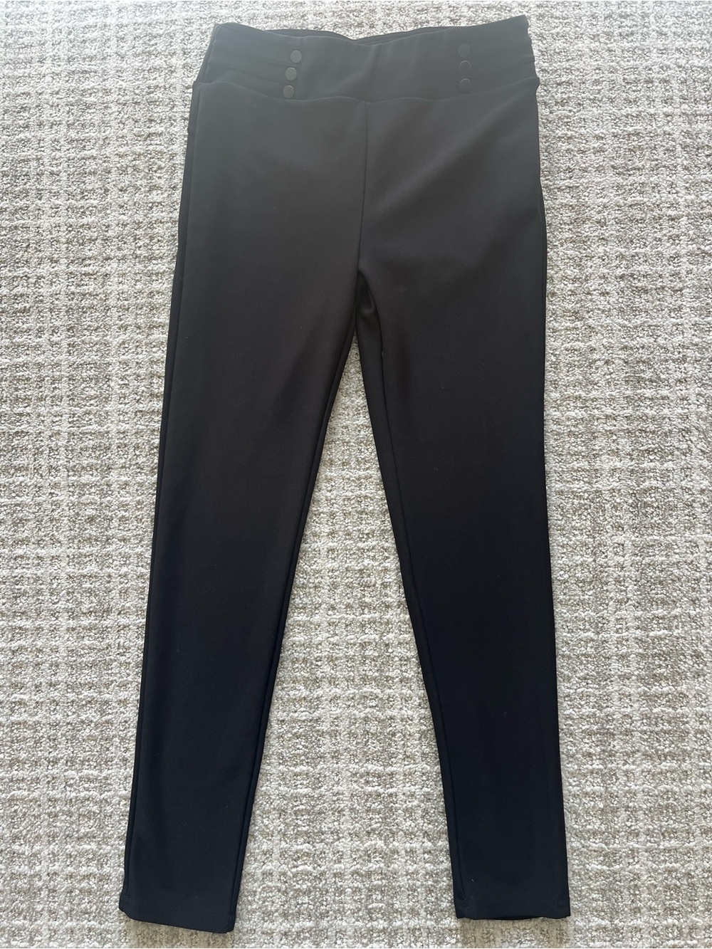 Women’s large Black Stretch Slim Fit Pants